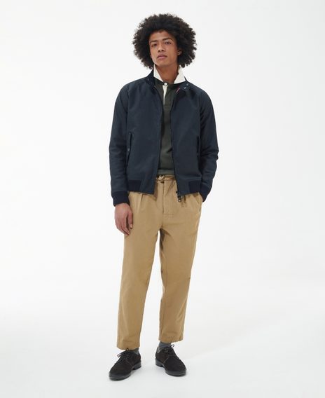 Barbour Porton Wax Jacket — Classic Navy