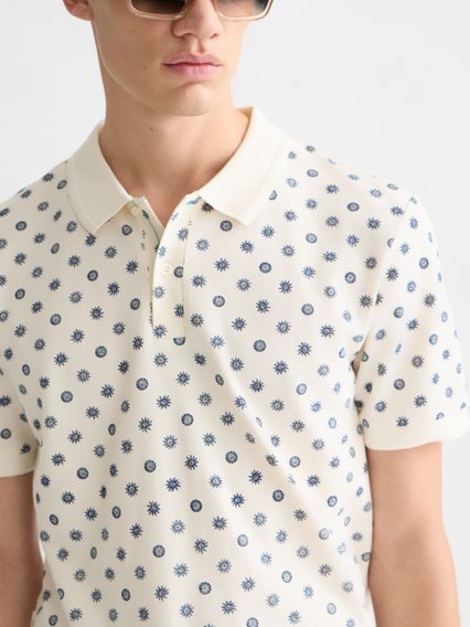 Scotch & Soda — Microprinted Polo