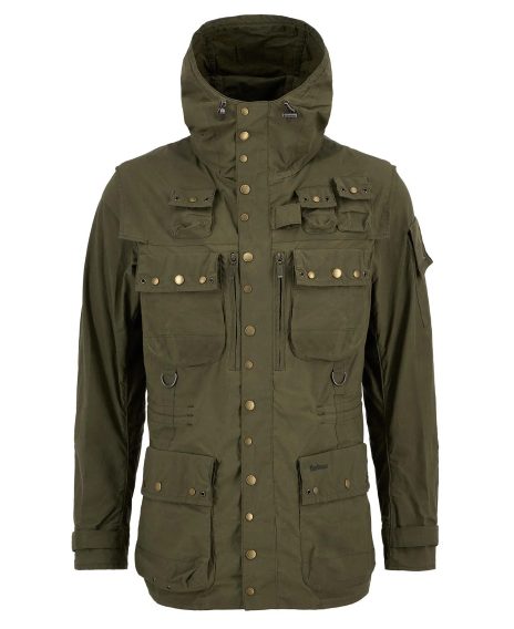 Barbour × TO KI TO Field Utility Casual Jacket — Dusky Green