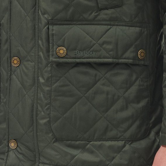 Barbour Ashby Polarquilt Jacket — Sage