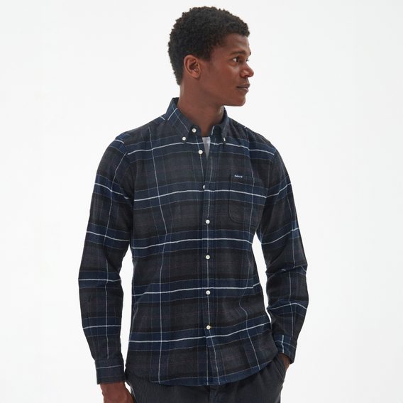 Barbour Kyeloch Tailored Shirt — Dark Tartan