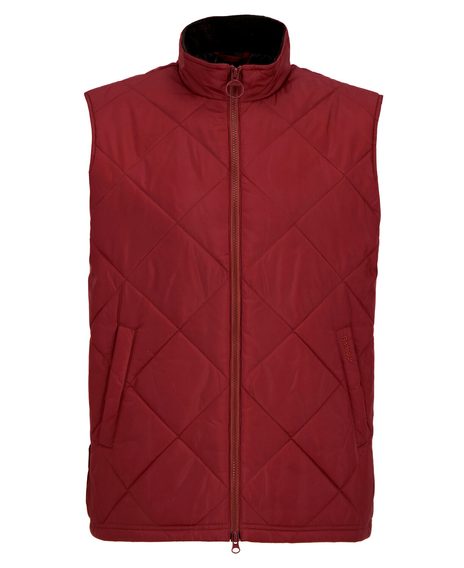Barbour Finn Gilet — Brick Red