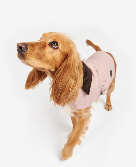 Barbour Quilted Dog Coat — Pink