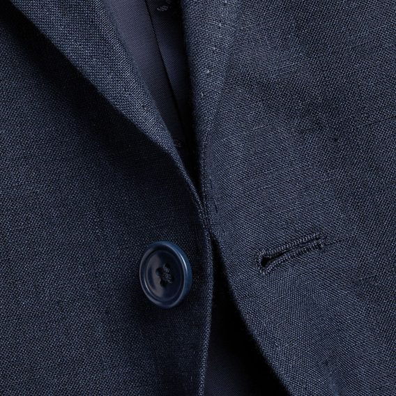 Charles Tyrwhitt Linen Jacket — Dark Navy