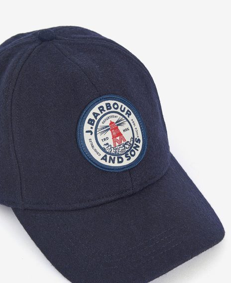 Barbour Hudshaw Sports Cap — Navy