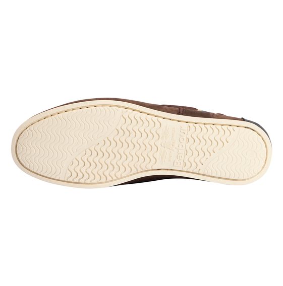 Barbour Wake Boat Shoes — Brown/Navy