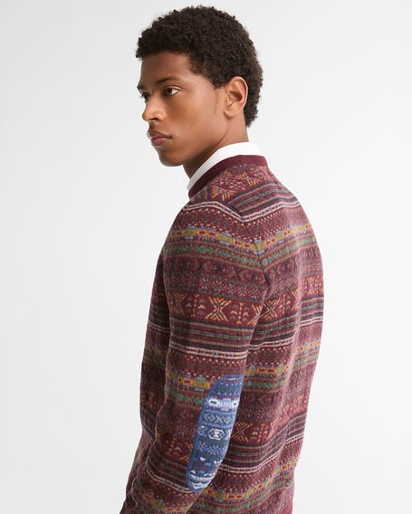 Barbour Dalehead Fair Isle Crew Neck Jumper