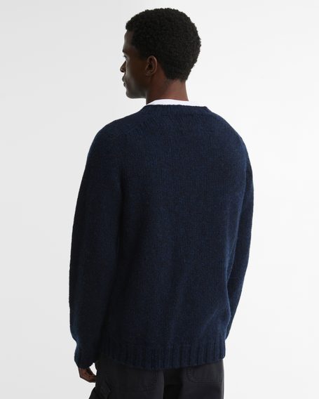 Barbour Scottish Made Natural Yarn Cable Knit Jumper