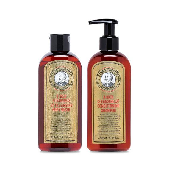 Cpt. Fawcett — Booze & Baccy Body Wash & Shampoo Gift Set