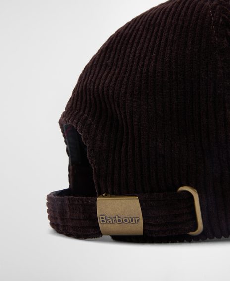 Barbour Preston Cord Cap — Brown