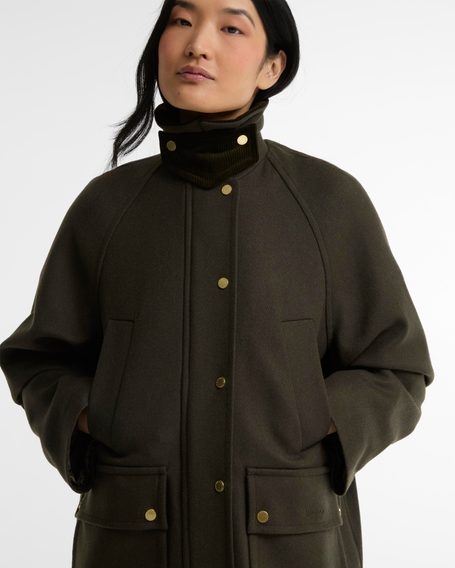 Barbour Women's Bedale Wool Coat — Beige