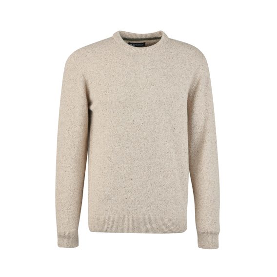 Barbour Tisbury Crew Neck Sweater — Stone
