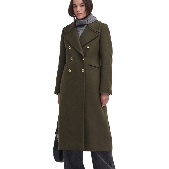 Barbour Reva Double-Breasted Wool Coat