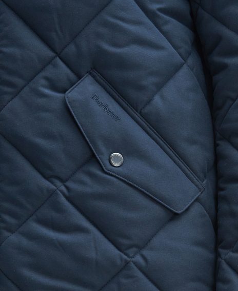 Barbour Winter Chelsea Quilted Jacket — Navy