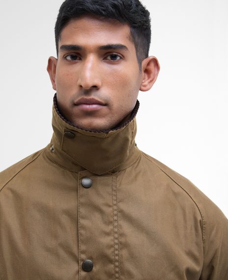 Barbour Bedale Wax Jacket — Bark