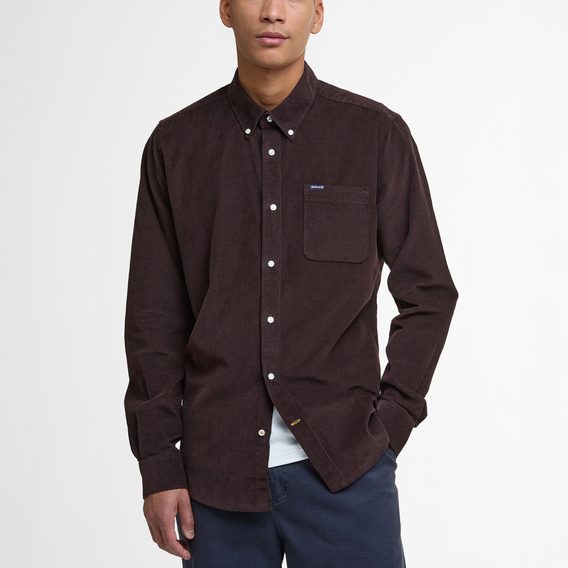 Barbour Ramsey Tailored Shirt — Dark oak