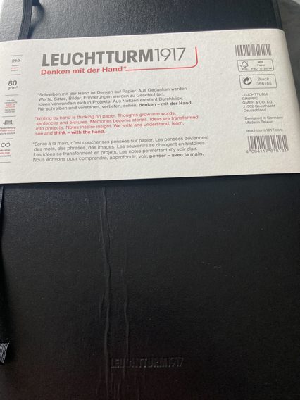 Bazar: LEUCHTTURM1917 Ruled Composition Hardcover Notebook