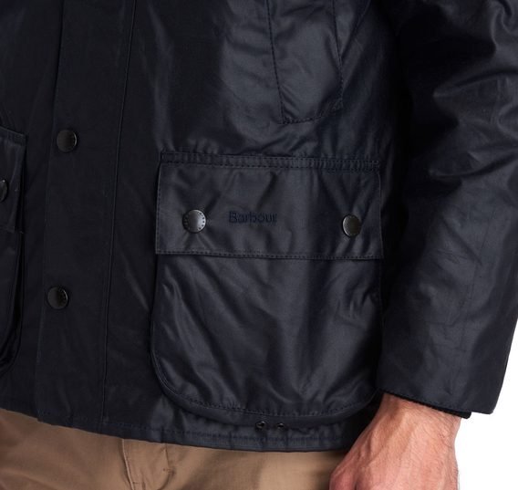 Bazar: Barbour Bedale Wax Jacket — Navy (44/XL)