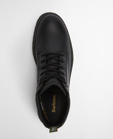 Barbour Harrison Commando Boots — Black