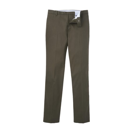 Bazar: Charles Tyrwhitt Smart Stretch Texture Pants — Olive Green