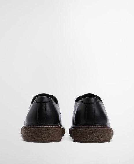 Barbour Harefield Derby Shoes — Black