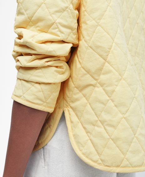 Barbour Caroline Quilted Jacket — Lemon Souffle