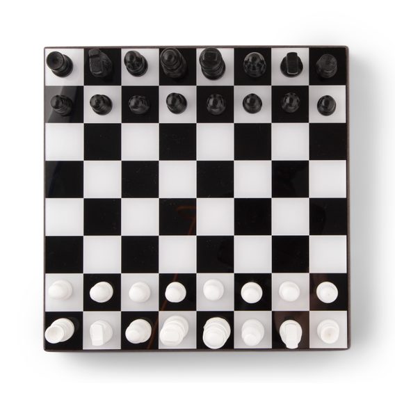 Šachy Printworks Art of Chess — černobílé
