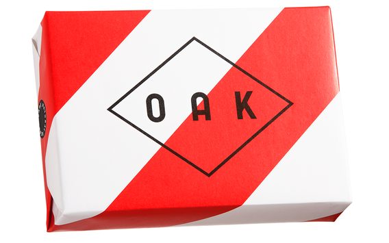 Dárková krabička na plnovous OAK - mýdlo, olej, pasta, kartáč