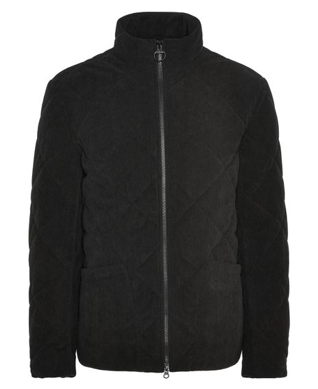 Barbour Cord Liddesdale Quilted Jacket — Classic Black