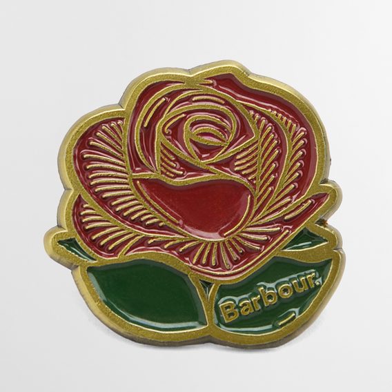 Barbour Rose Pin