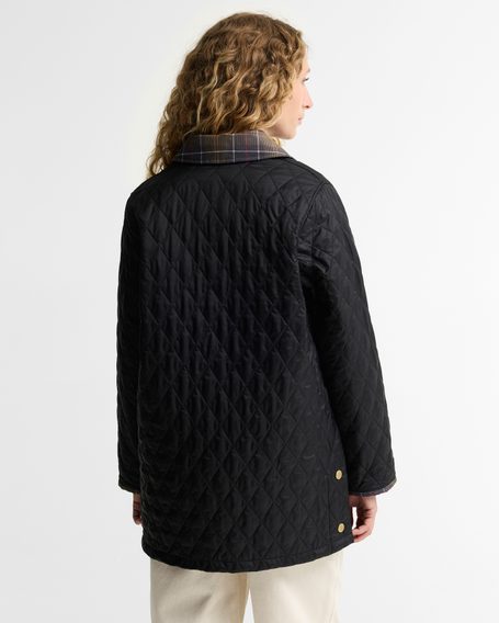 Barbour Icons Tartan Collar Modern Liddesdale Quilted Jacket