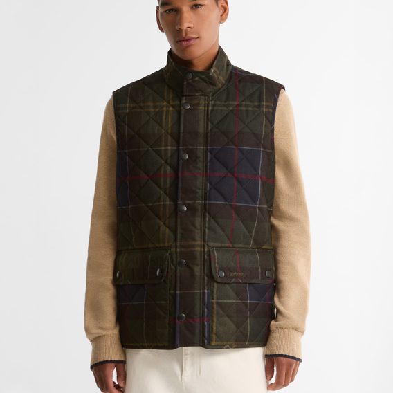 Barbour Icons Tartan Lowerdale Quilted Gilet