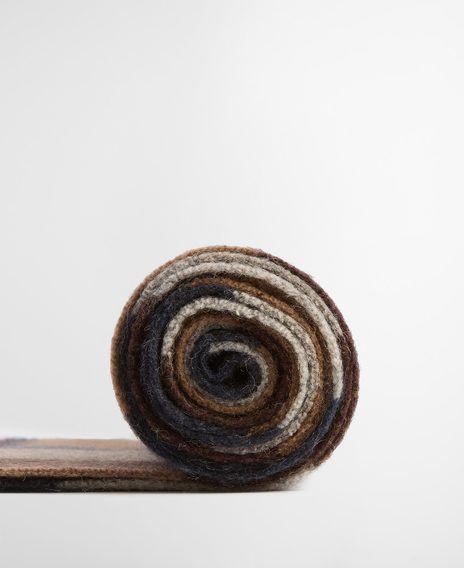 Barbour Large Tattersall Scarf — Bronze Brown