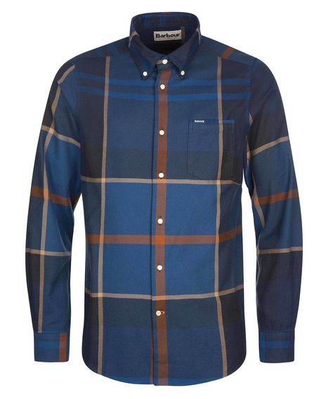 Barbour Dunoon Tailored Shirt — Midnight Tartan