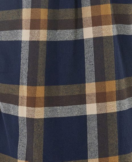 Barbour Folley Tailored Shirt — Classic Navy