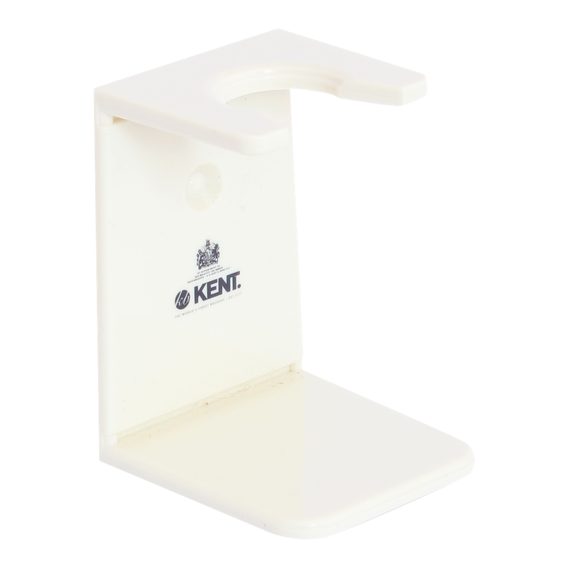 Kent VSB5 — Small Ivory White Shaving Brush Stand