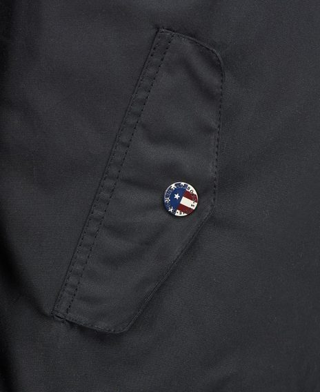 Barbour International Steve McQueen™ Merchant Wax Jacket - Black