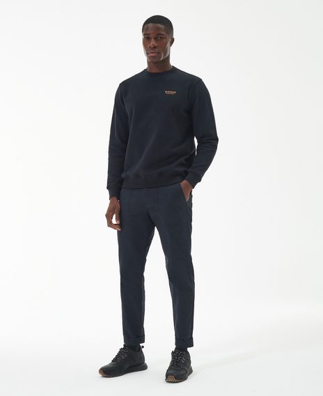 Barbour International Charlton Crew Neck Sweatshirt — Classic Black