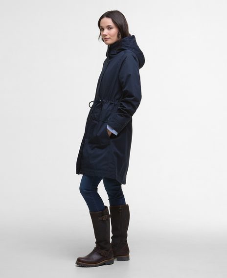 Barbour Bowlees Waterproof Jacket — Deep Navy