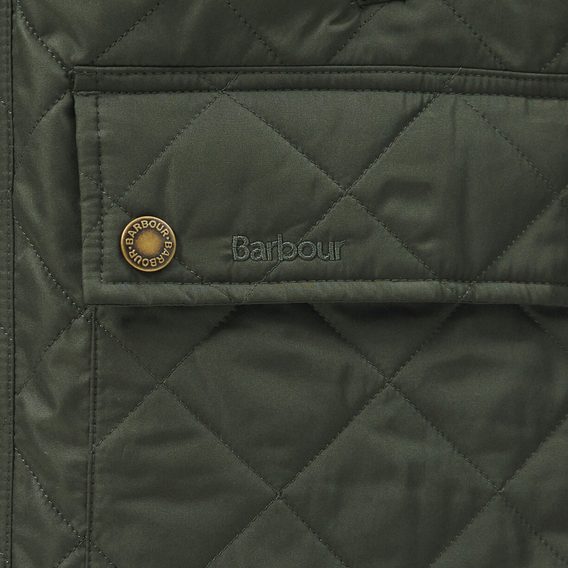 Barbour Ashby Polarquilt Jacket — Sage