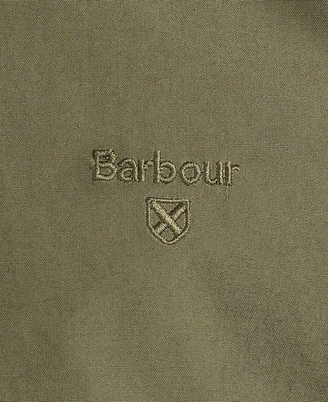 Lehká bavlněná bunda Barbour Essential Casual - olivová