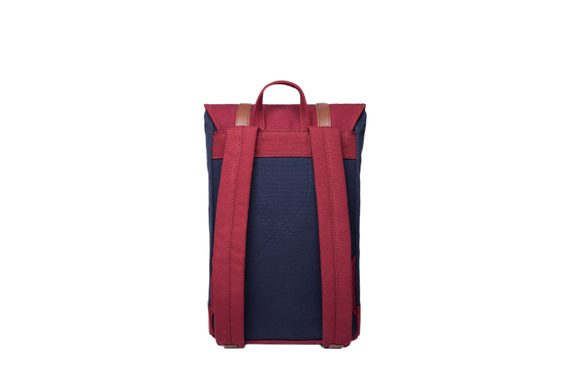 Městský batoh Sandqvist Stig - Blue/Burgundy