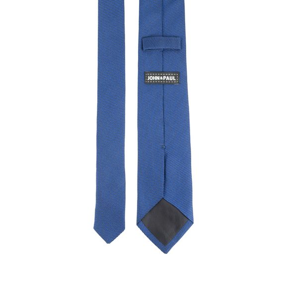 Modrá hedvábná kravata John & Paul