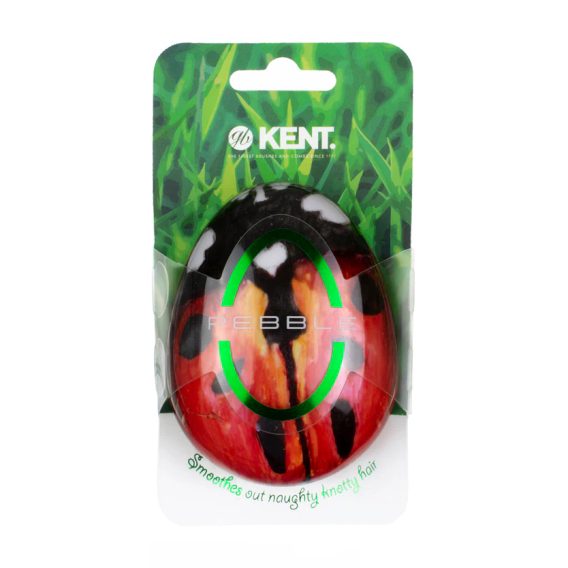 Kent PBUG — Pebble Detangling Ladybug Brush