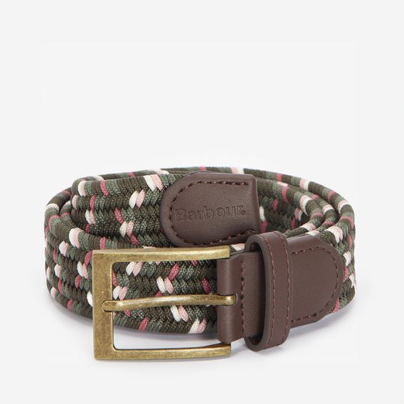 Barbour Kildare Webbing Belt — Glenmore Olive