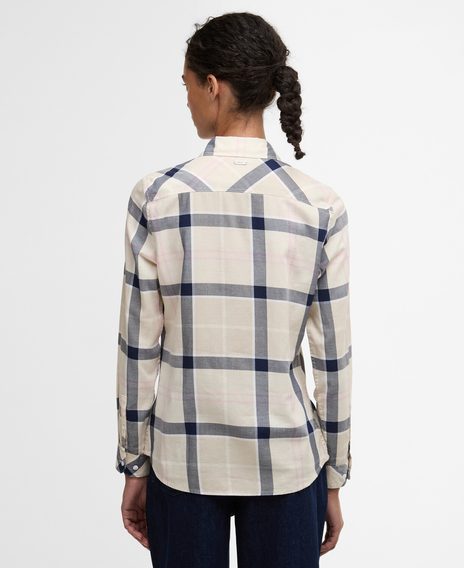Barbour Bredon Regular Long-Sleeved Shirt — Cherry Blossom Tartan