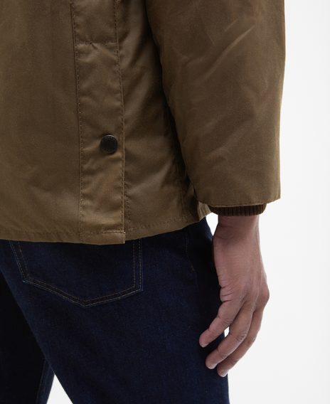 Barbour Bedale Wax Jacket — Bark