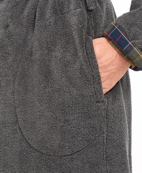 Barbour Lachlan Dressing Gown — Charcoal