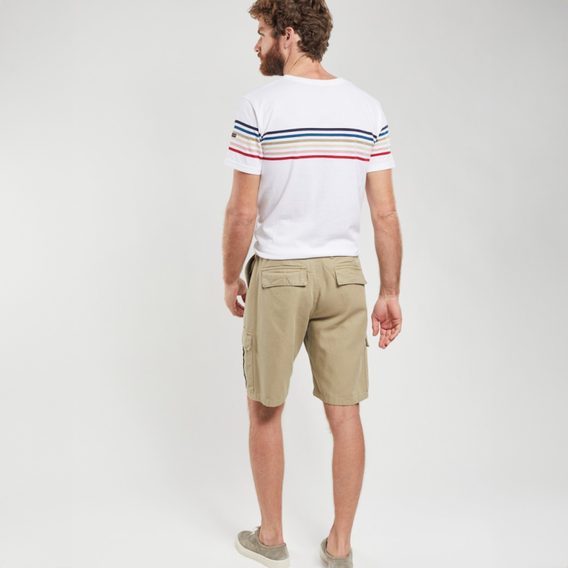 Armor Lux Héritage Cargo Shorts — Pale Olive