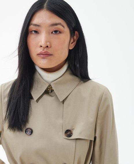 Barbour Short Greta Showerproof — Light Fawn